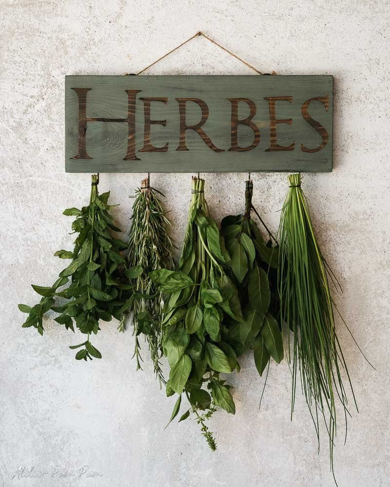 Séchoir à herbes aromatiques