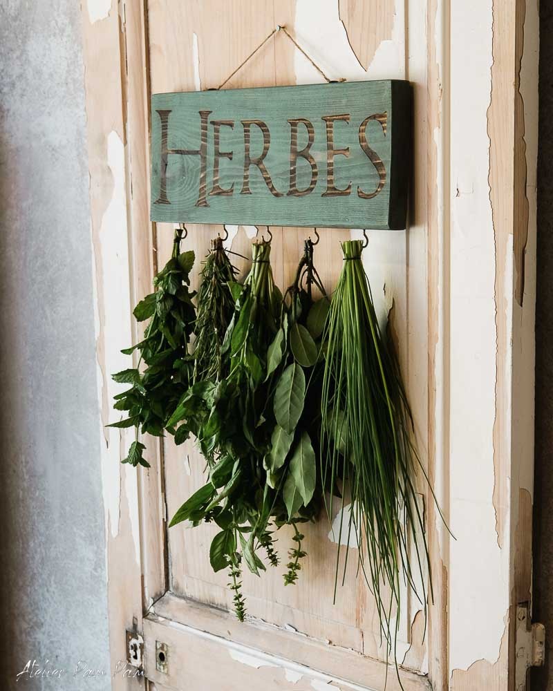 Séchoir à herbes aromatiques