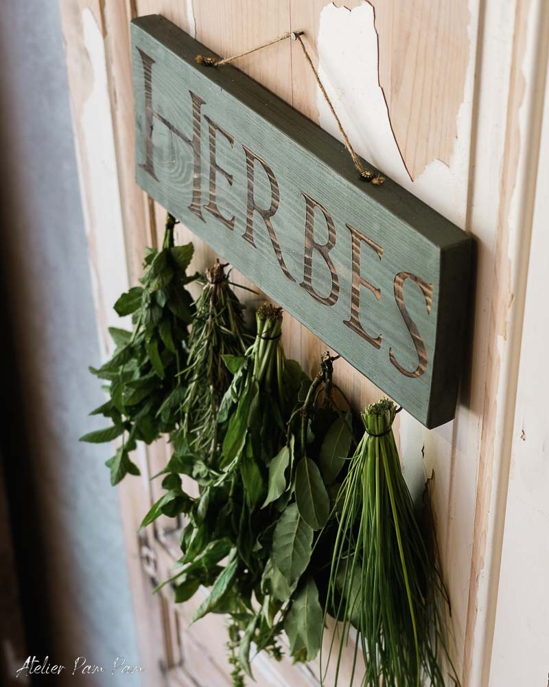 Séchoir à herbes aromatiques