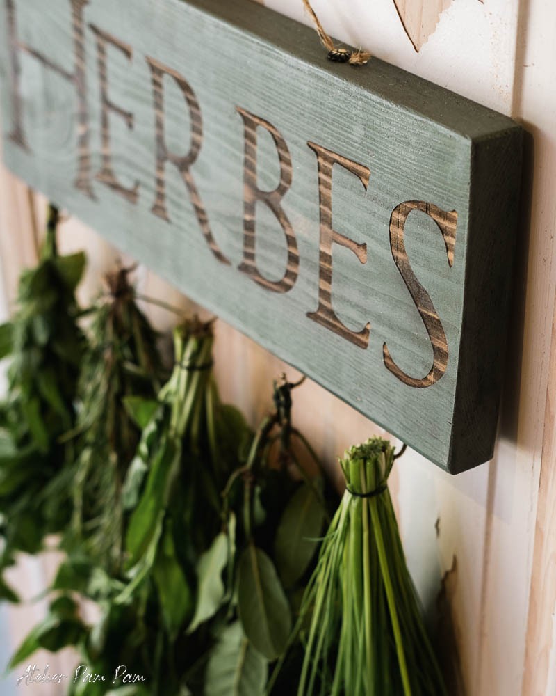 Séchoir à herbes aromatiques