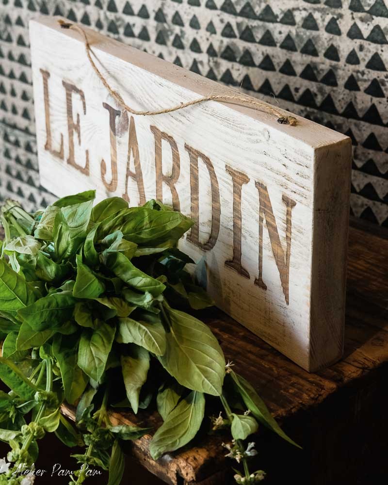 Enseigne Le Jardin