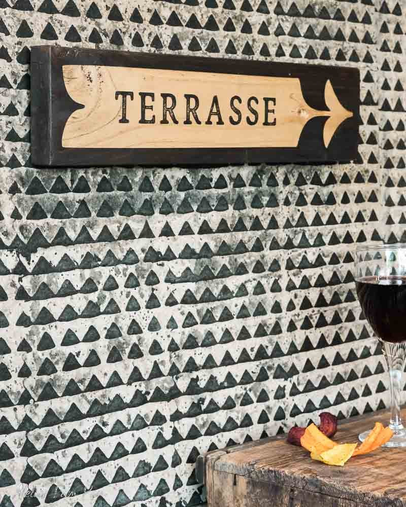 Enseigne Terrasse