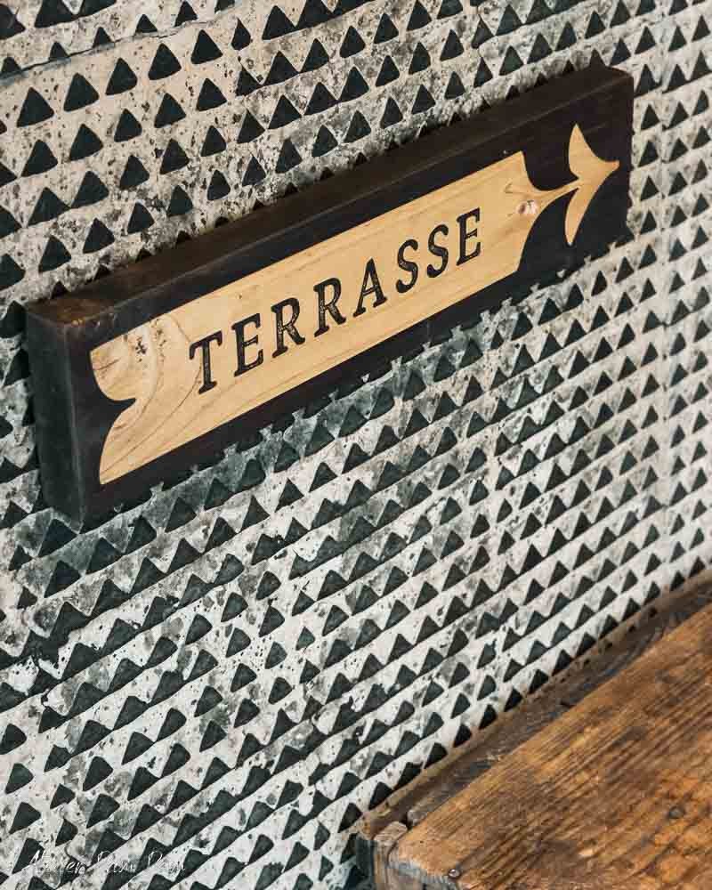 Enseigne Terrasse
