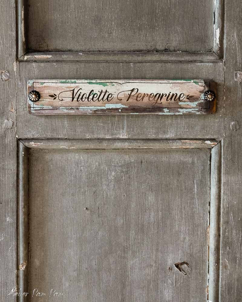 Ecriteau personnalisé
