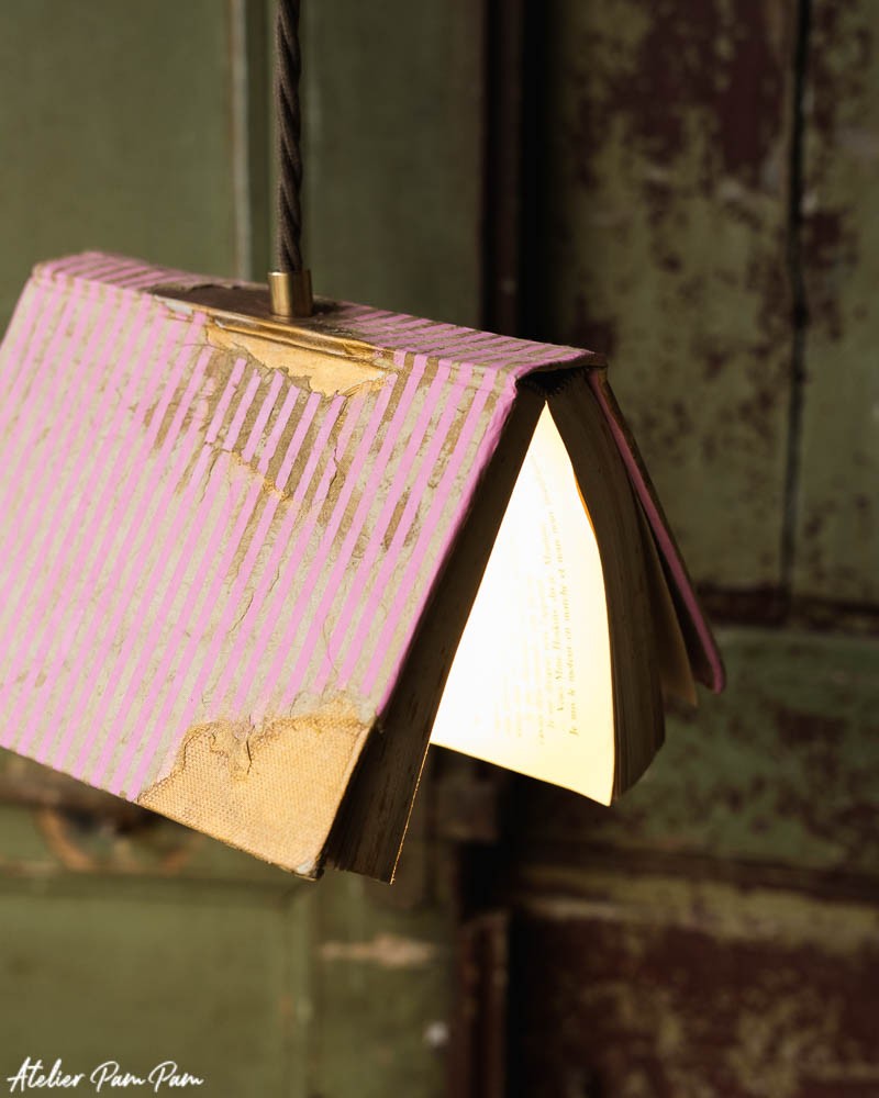 Bird Book Pink Gold