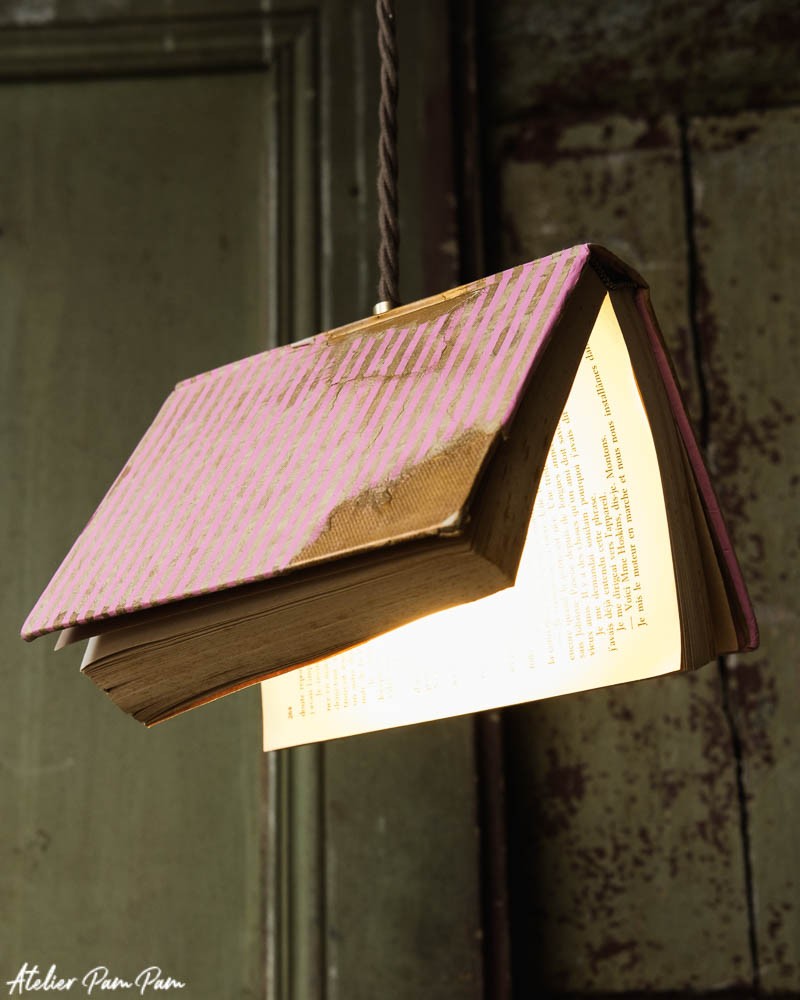 Bird Book Pink Gold