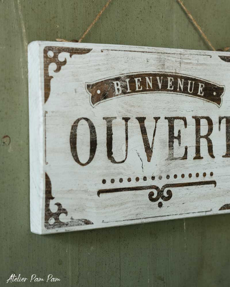 Grande pancarte Ouvert/Fermé