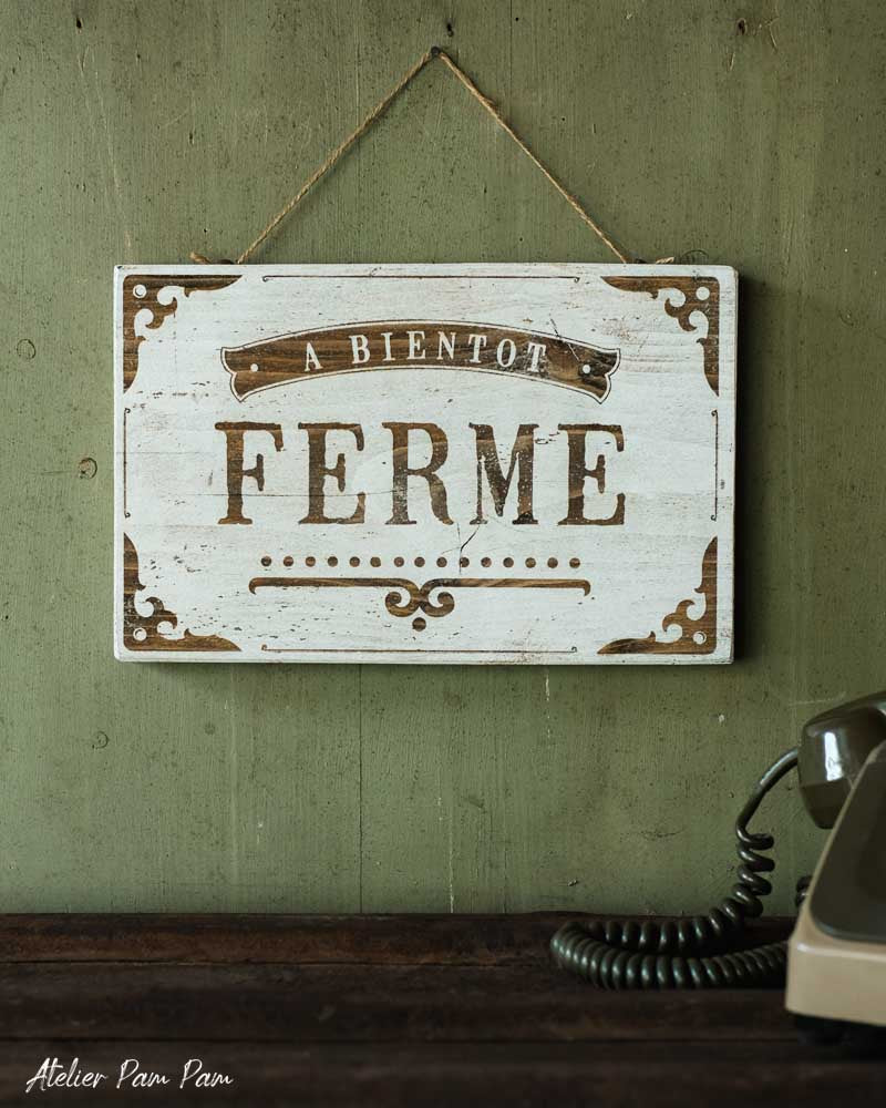 Grande pancarte Ouvert/Fermé
