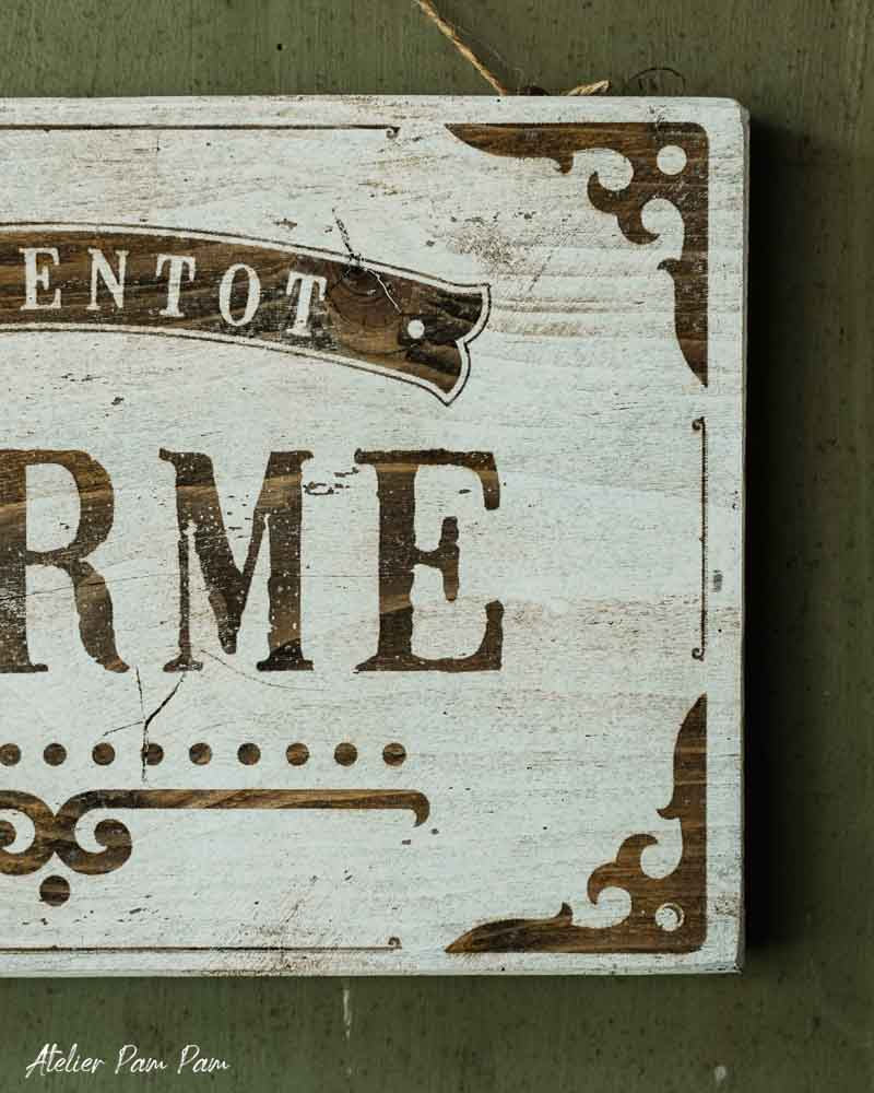 Grande pancarte Ouvert/Fermé