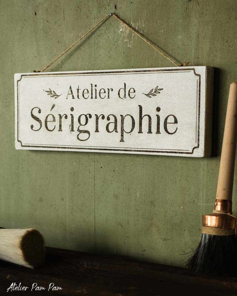 Enseigne Atelier de Sérigraphie