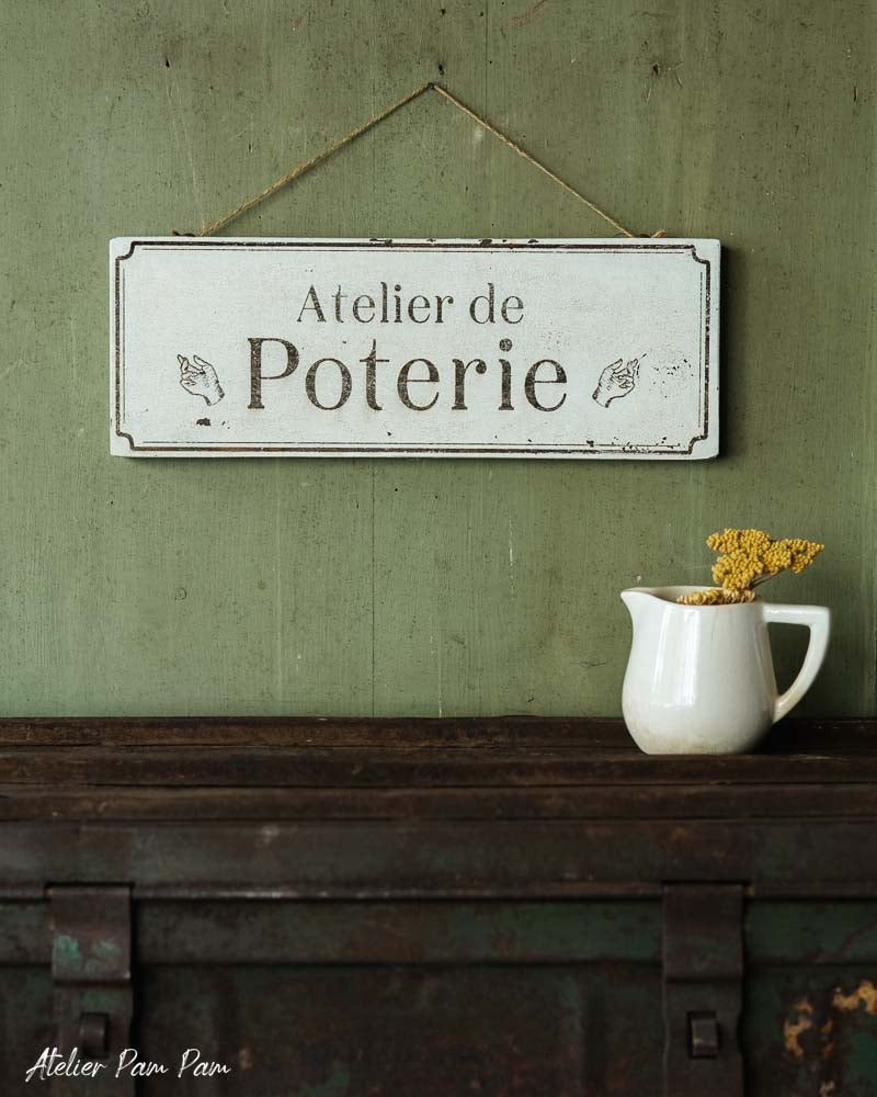 Enseigne Atelier de Poterie