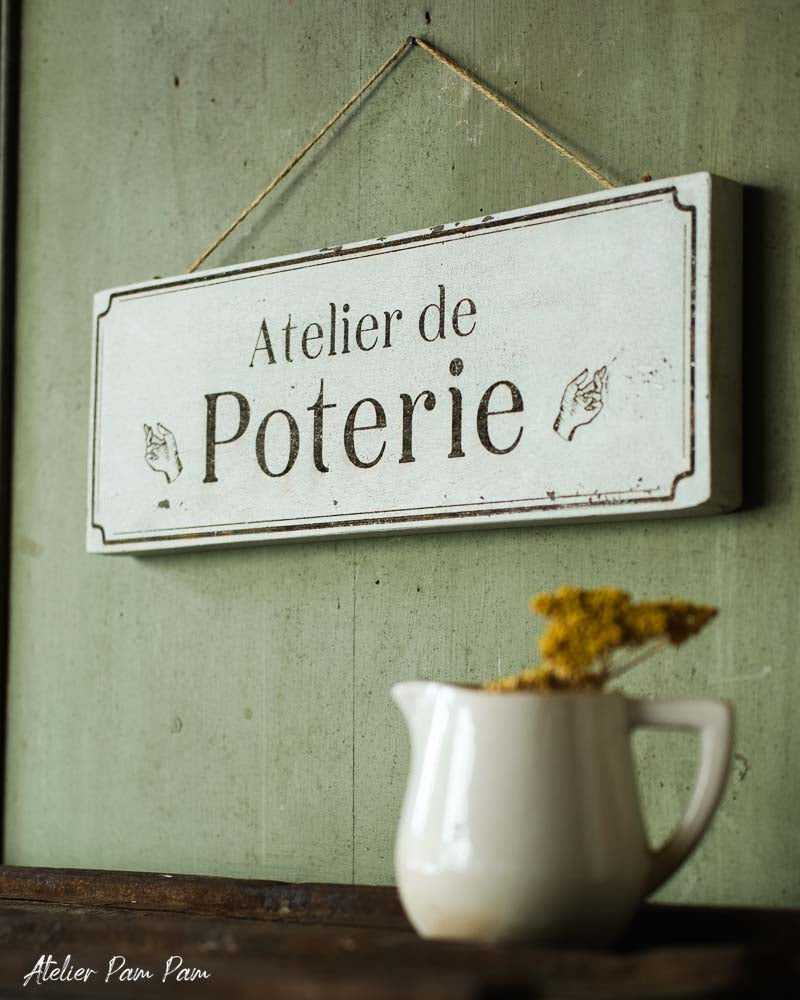 Enseigne Atelier de Poterie