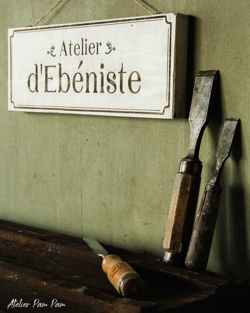 Enseigne Atelier d'Ebéniste