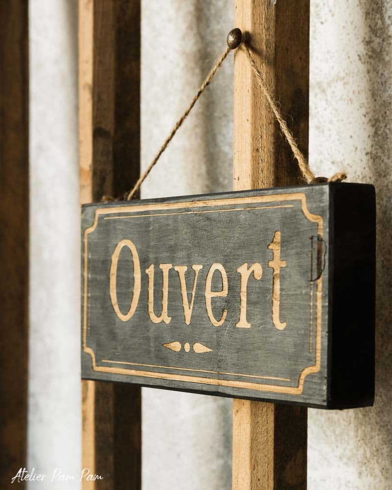Pancarte Ouvert/Fermé