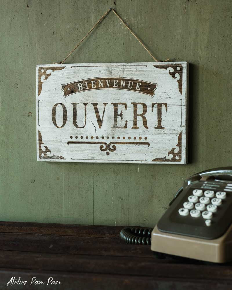 Grande pancarte Ouvert/Fermé