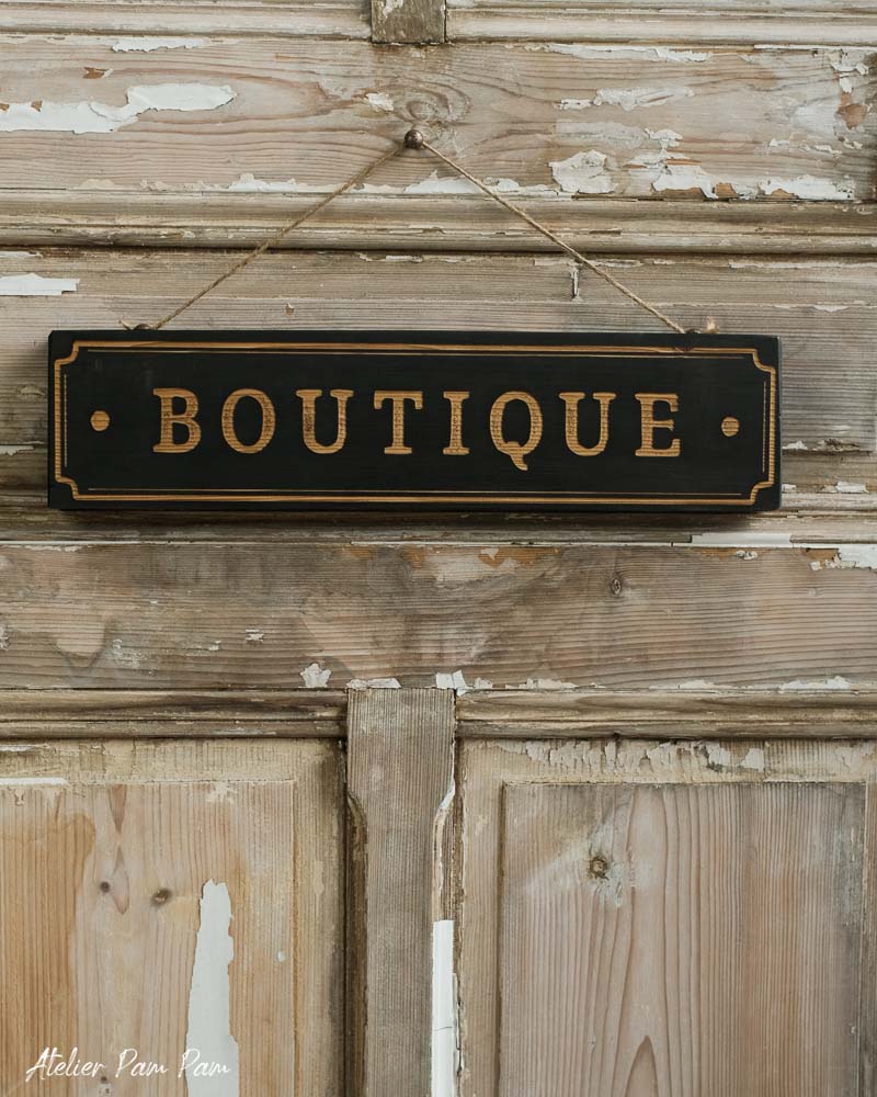 Enseigne Boutique