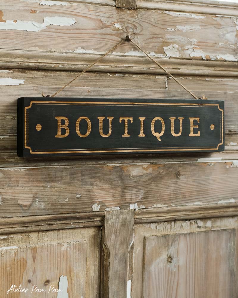 Enseigne Boutique